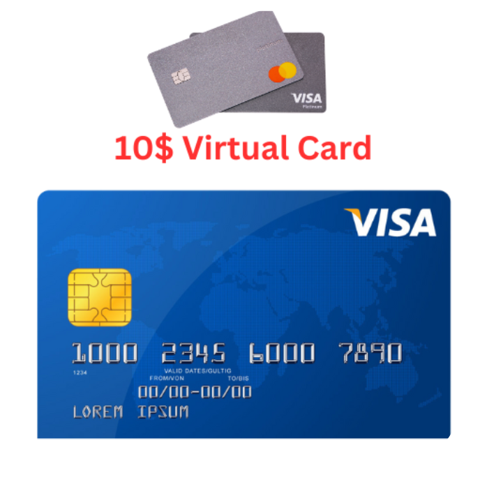 10$ Virtual Visa Card